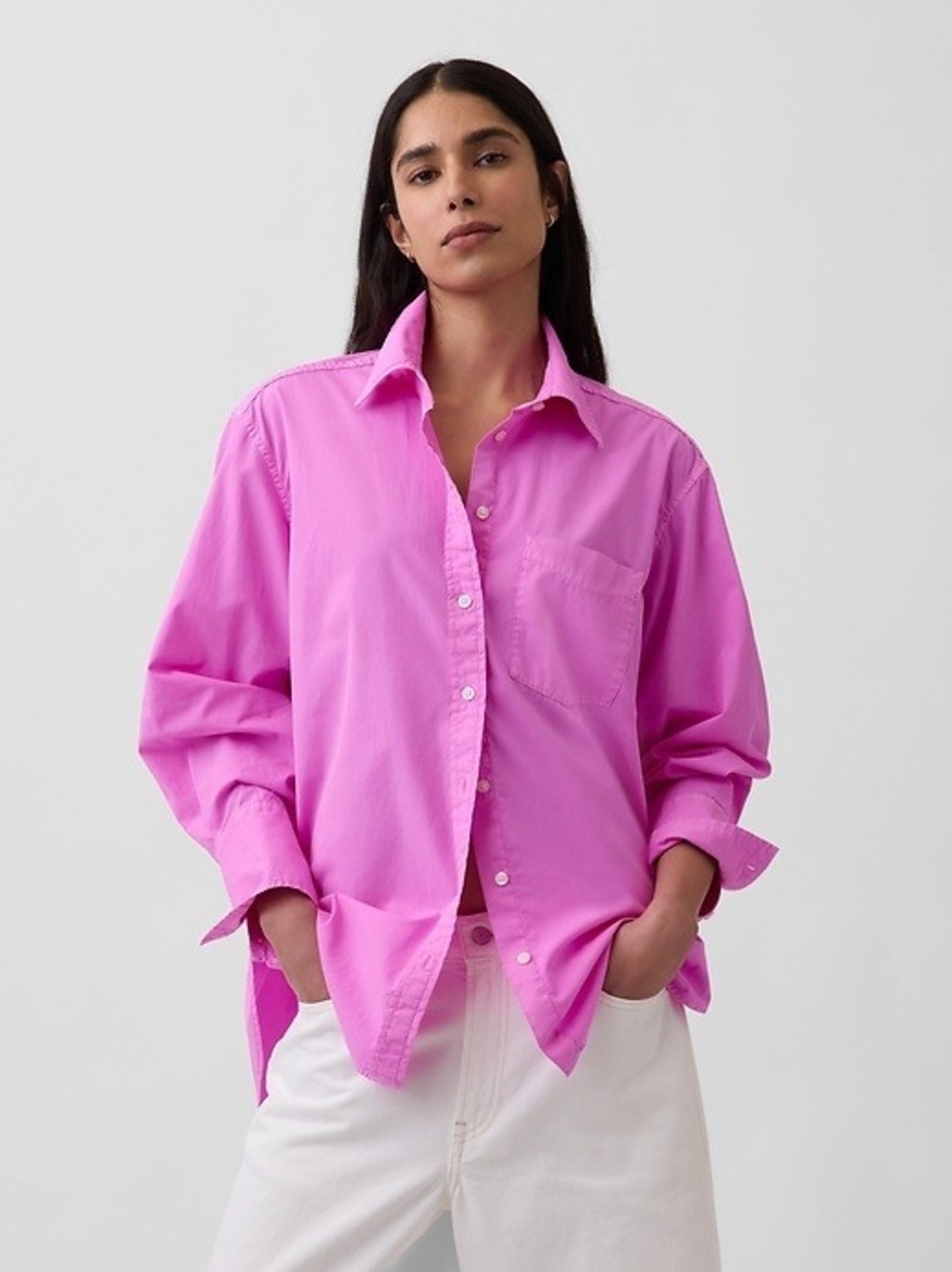 GAP Women's Big Shirt Button Up